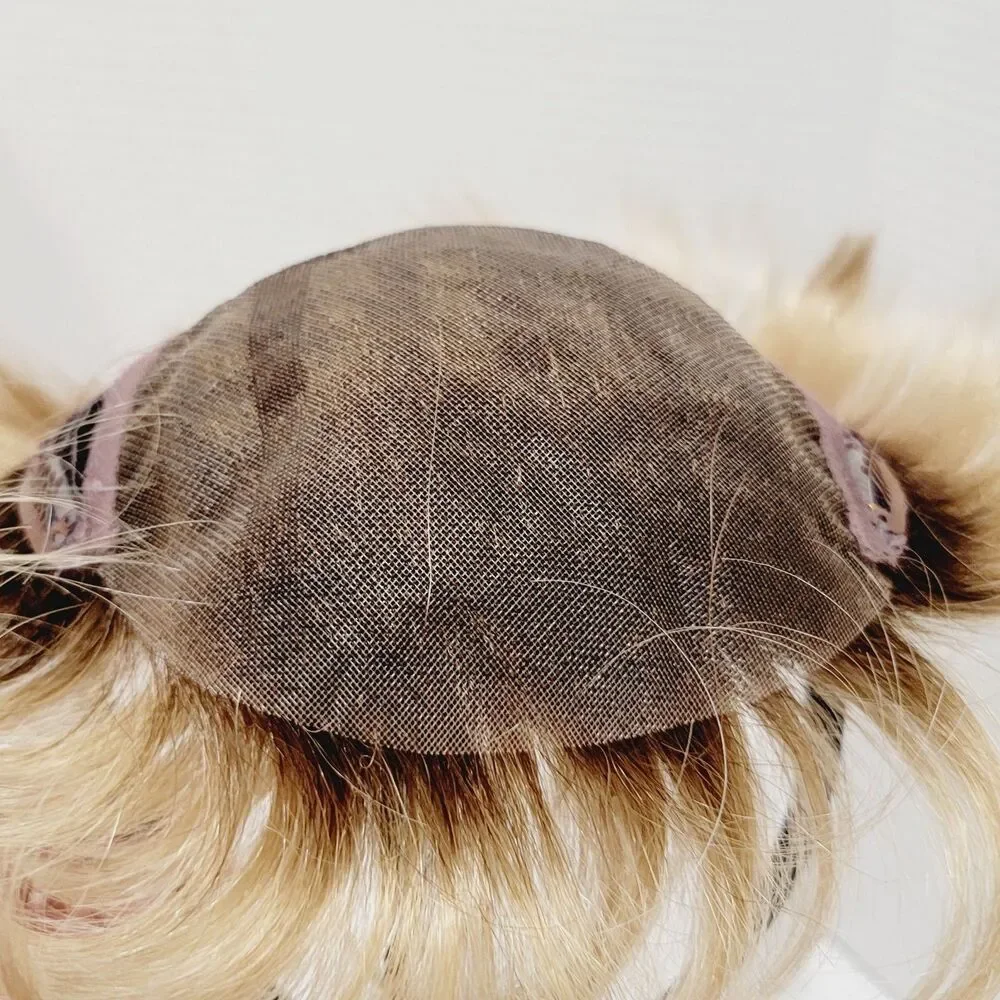 Ellen Wille HairPower Synthetic Lace Hair Topper Brown Blonde Short Pixie